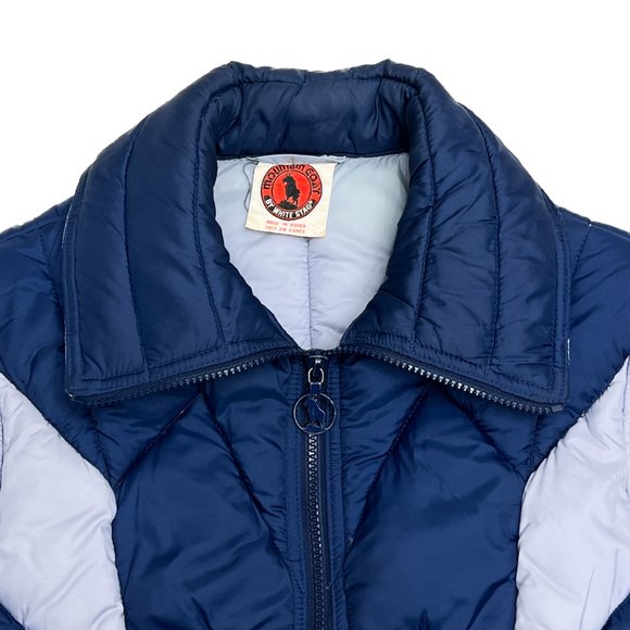 Vintage Women's Ski Vest Mountain Goat by White Stag Puffer 80's Red Blue Yellow - Picture 4 of 16
